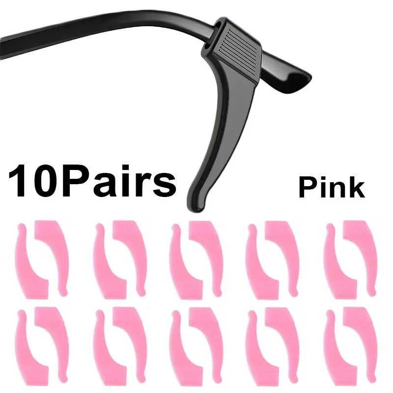 20 Pcs Anti-Slip Silicone Ear Hooks for Glasses – Eyewear Holder Accessories