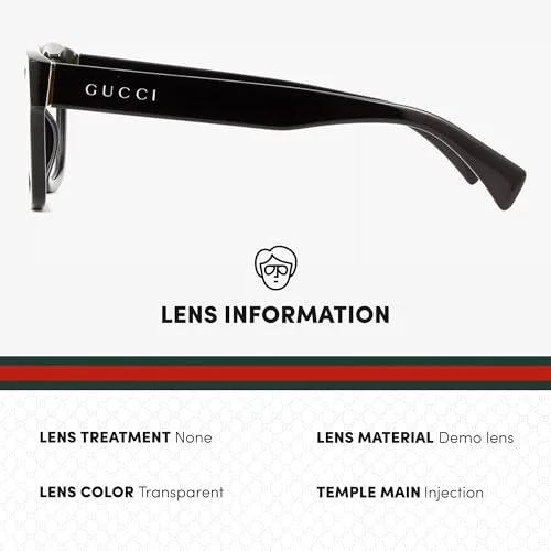 Gucci GG1138O Designer Fashion Eyeglasses Stylish Square Frame Eyewear with Luxury eSHADES Kit - Embrace Sophistication and Elegance 4