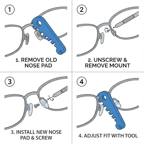 Repair Tool Glasses Arm Anti-Slip Eyewear Accessories Eyeglasses 4